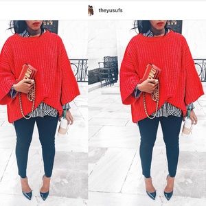 Oversized boyfriend sweater