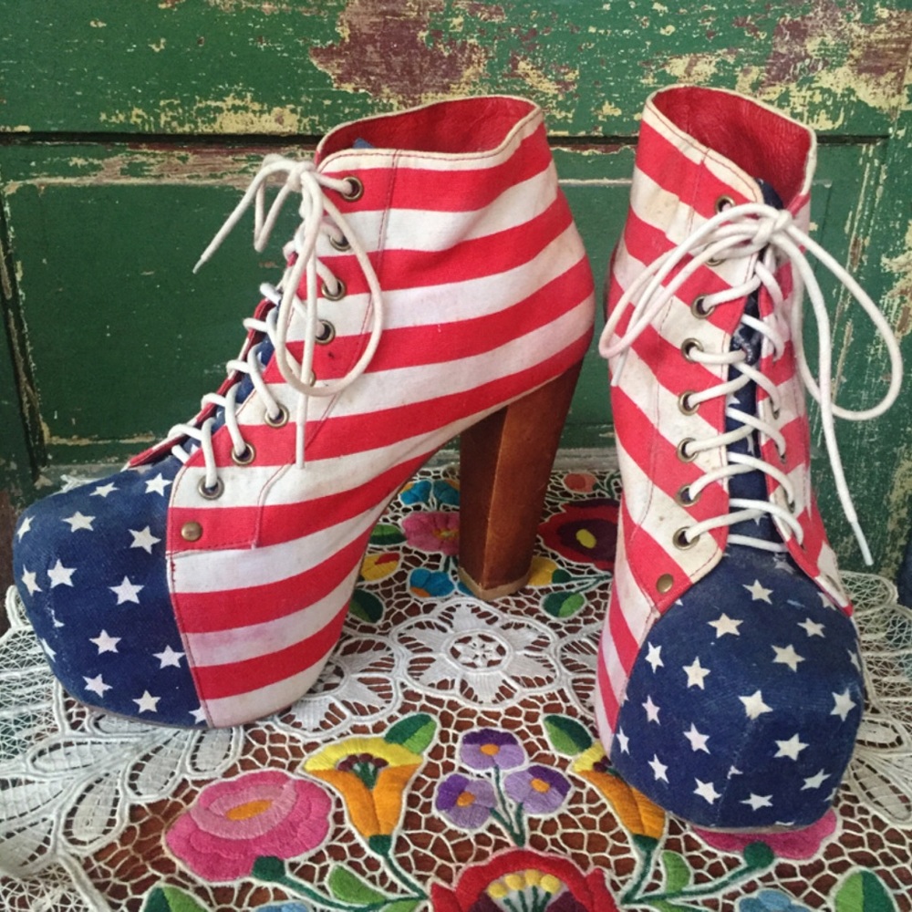 🇺🇸Rare American Flag Litas by Jefferey Campbell