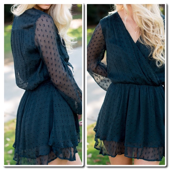 Free People Dahlia Dress Deep Jade - Picture 4 of 5