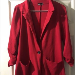 Wet Seal Red Blazer