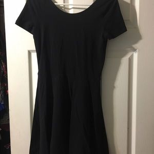 bp black flowy dress