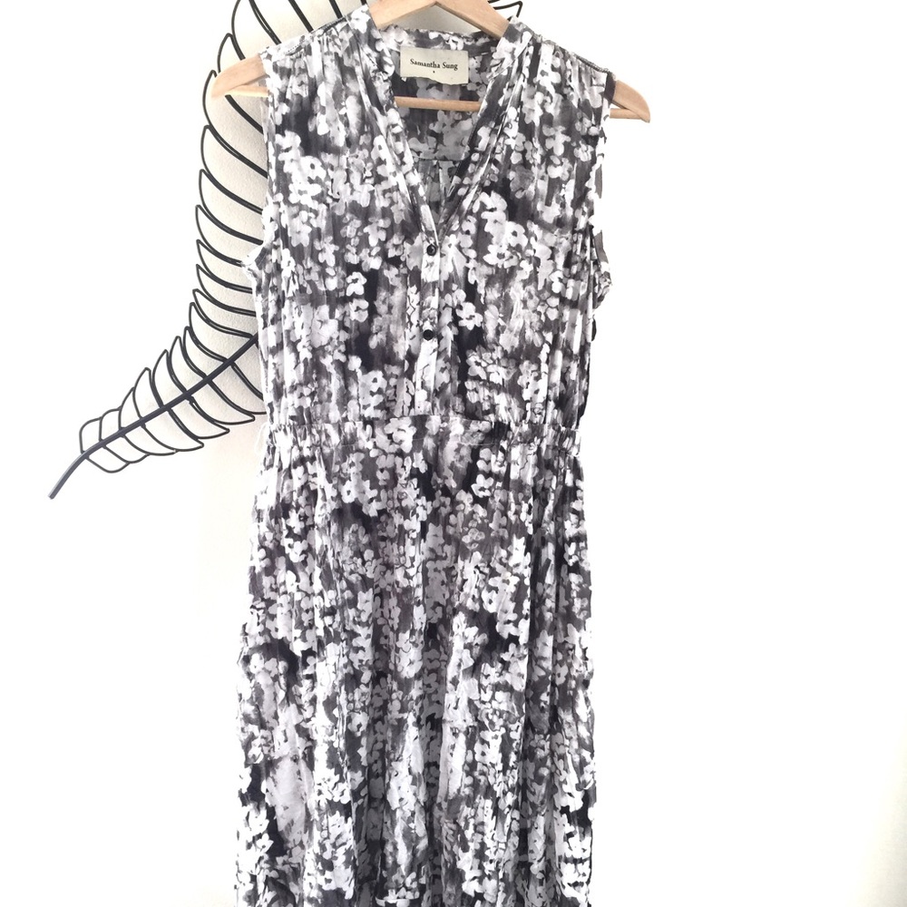 🚫SOLD🚫Samantha Sung Anthropologie Paisley Dress