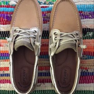 Sperry Rosefish Boat Shoe in Platinum