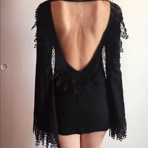 For Love and Lemons Opened Back Gothic Dress