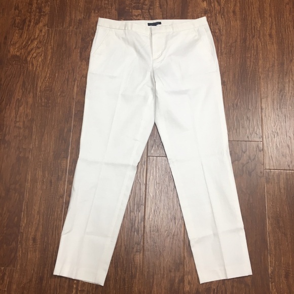 Tommy Hilfiger Pants - Tommy Hilfiger textured white ankle pants