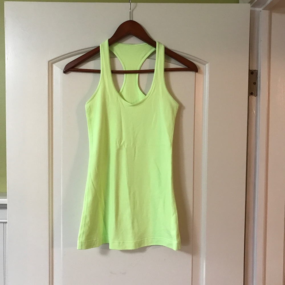 Lululemon Cool Racerback Clear Mint Size 4