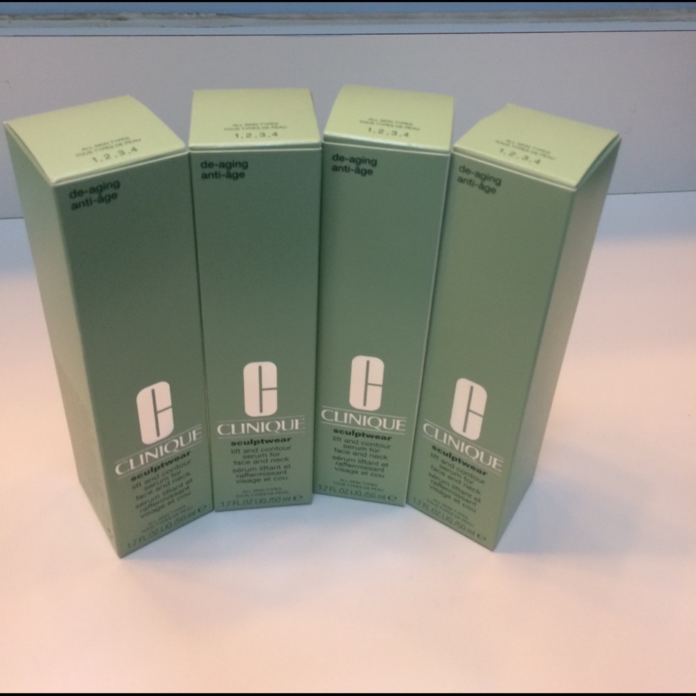 4 CLINIQUE SCULPTWEAR 1.7 oz LIFT & CONTOUR SERUM