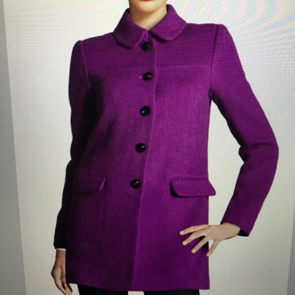 Purple/Magenta H&M wool coat