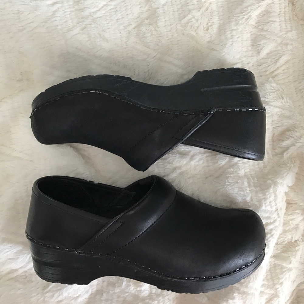 SANITA CLOGS  Black size 37