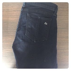 Rag and bone dark blue jeans