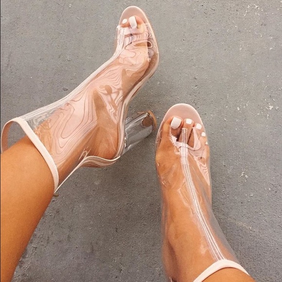 Simmi Shoes - SIMMI Clear Block Heels