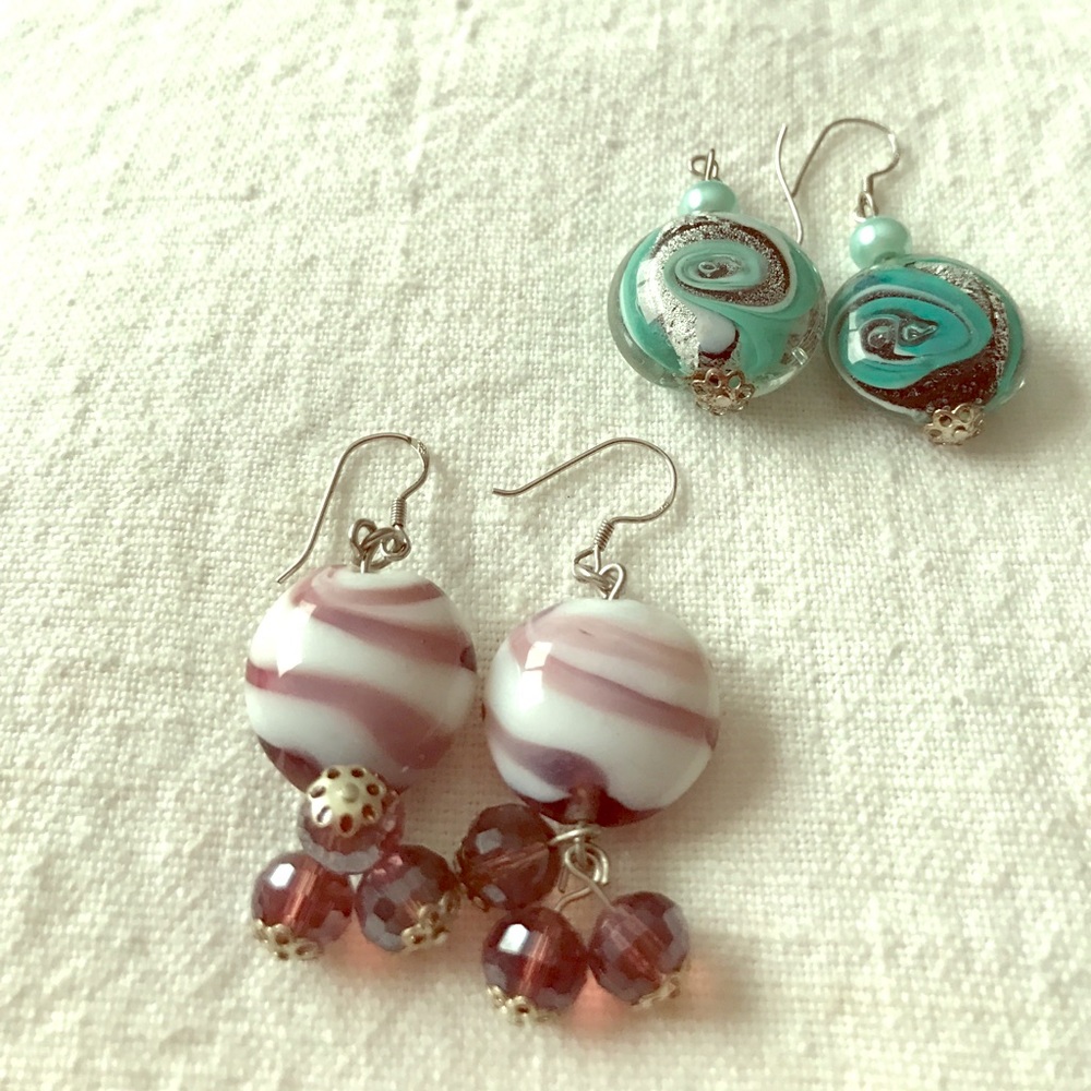 Two pairs of Earrings