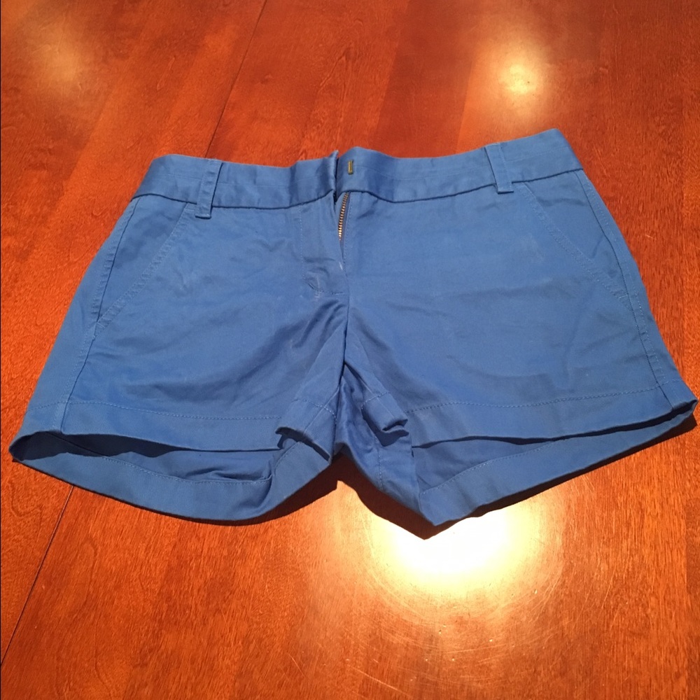 Beautiful blue j.crew chino shorts