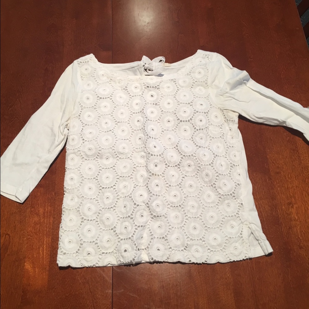 White j.crew top