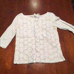 White j.crew top