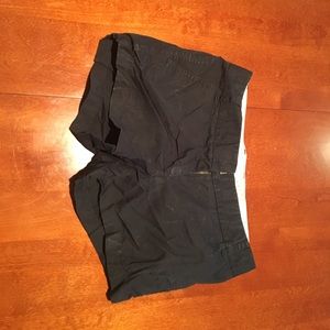 Black j.crew chino shorts