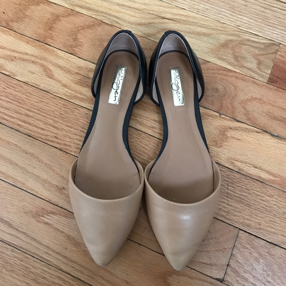 Halogen color block flats