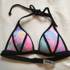 PINK bathing suit top