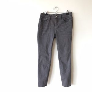J. Crew Toothpick Gray Jeans - Size 30