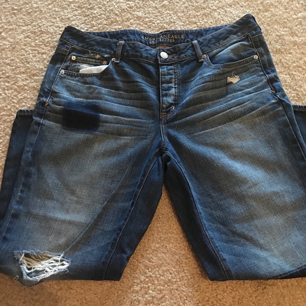 American eagle patchwork jeans