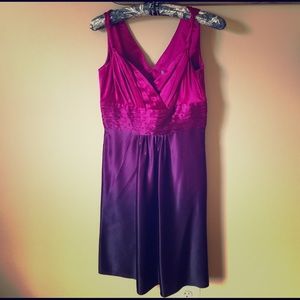 Ann Taylor Silk Ombré Dress