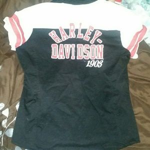 Harley Davidson Zip Up Garage Shirt