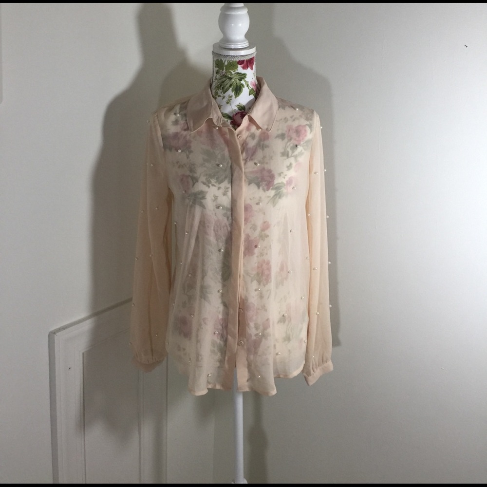 Sheer Pink Blouse