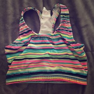Varsity sports bra (matches shorts)