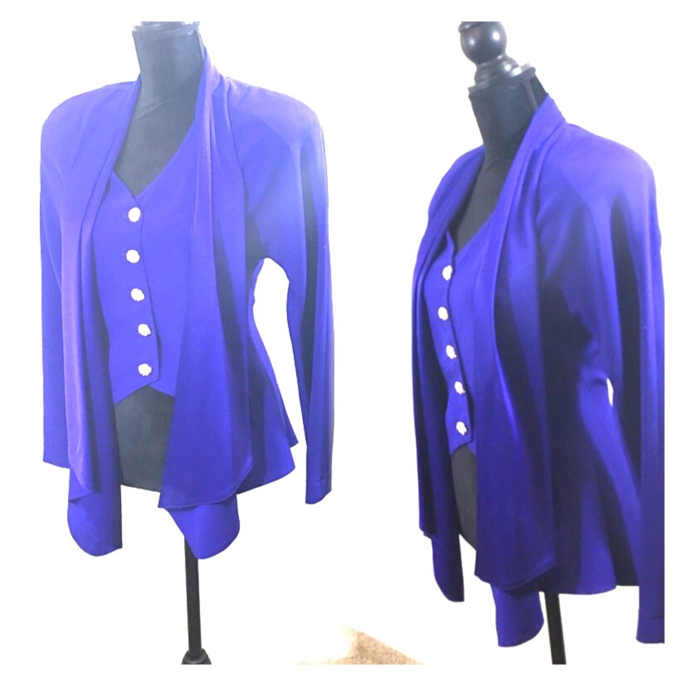 Vintage Cache Royal Blue/Purple Diamond Jacket