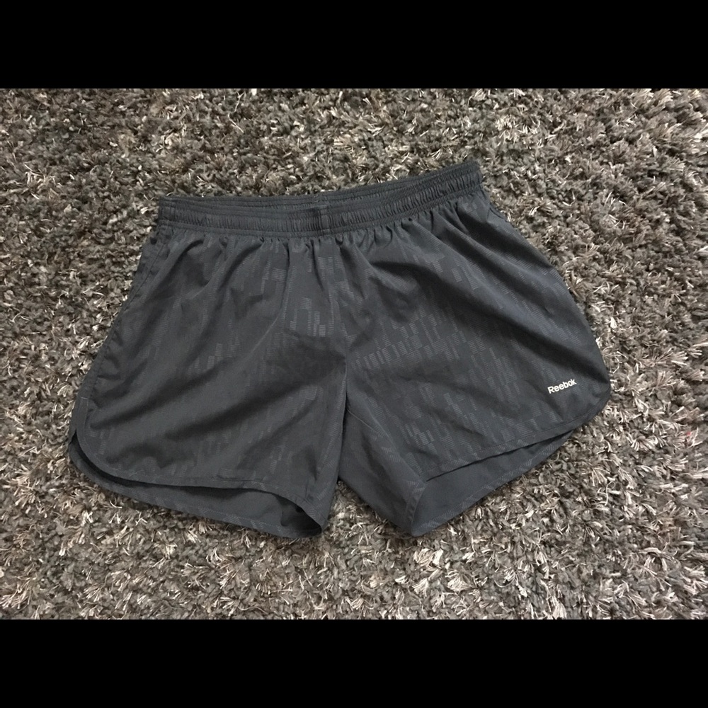 Dark Gray Reebok running shorts