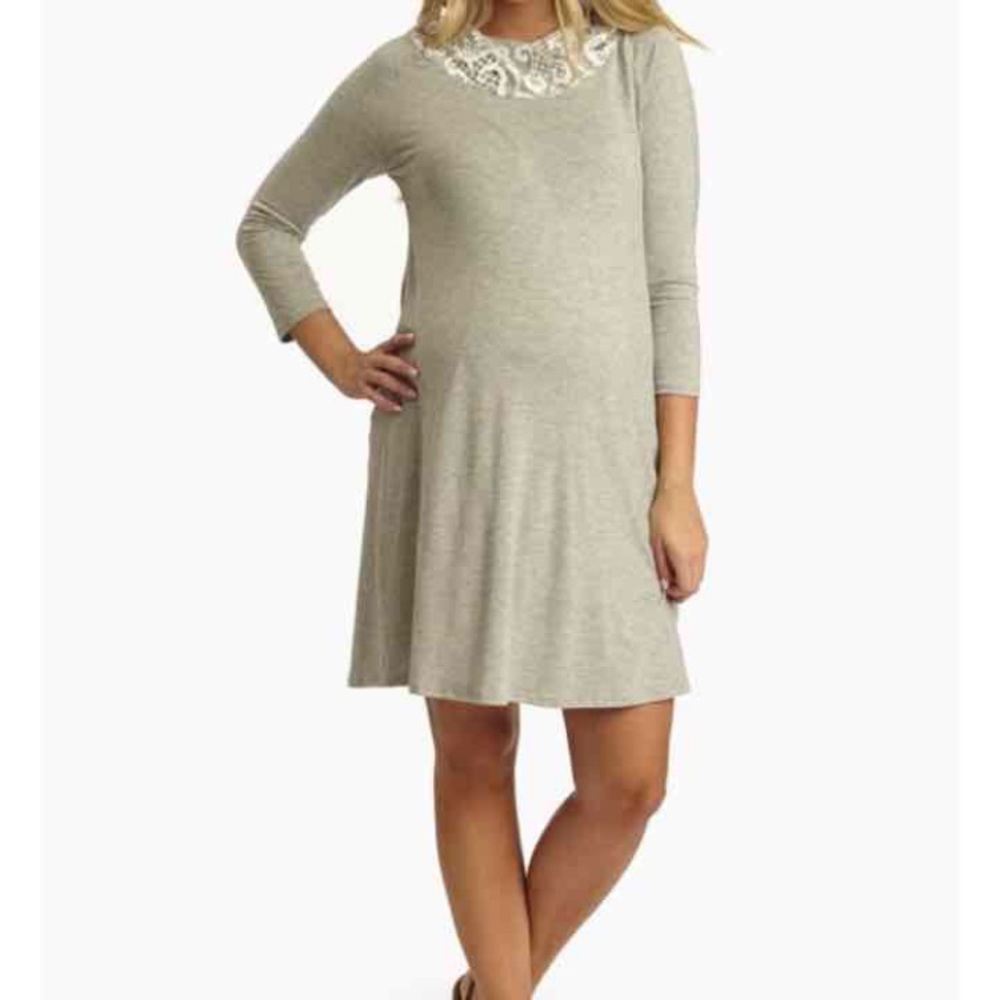 Pink Blush hooded maternity dress size small