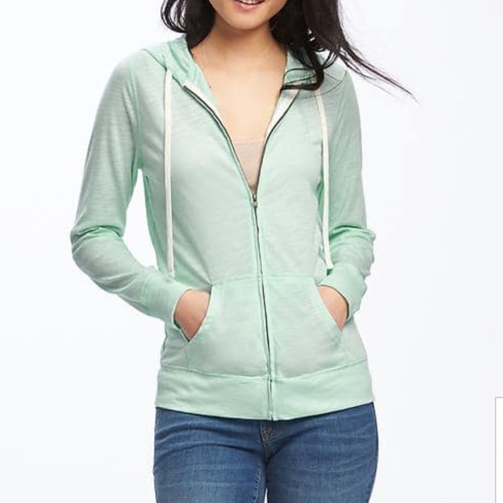 Mint zip up hoodie