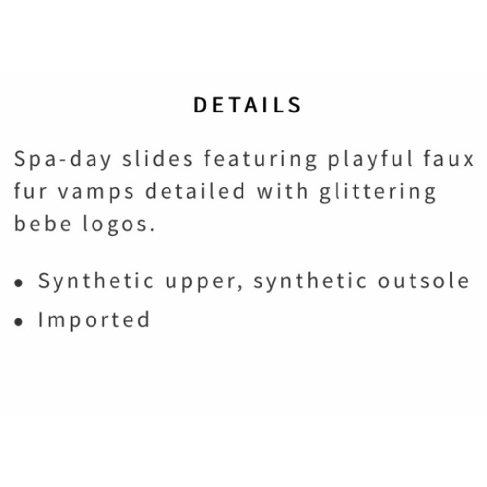 NEW bebe SlipOn Slide Sandal LOGO FLIP SILVER - Picture 5 of 7