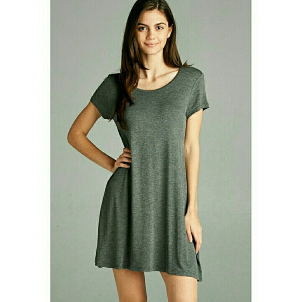 FINAL PRICE Charcoal mini swing dress (S,M&L)
