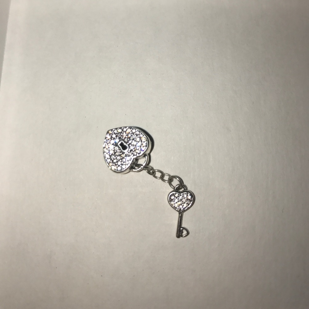 Pandora Lock of Love, Clear CZ 791429CZ