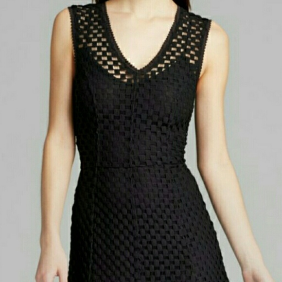 Women's Black Dress Sleeveless Stretch Dress Sz 2 - Picture 2 of 7