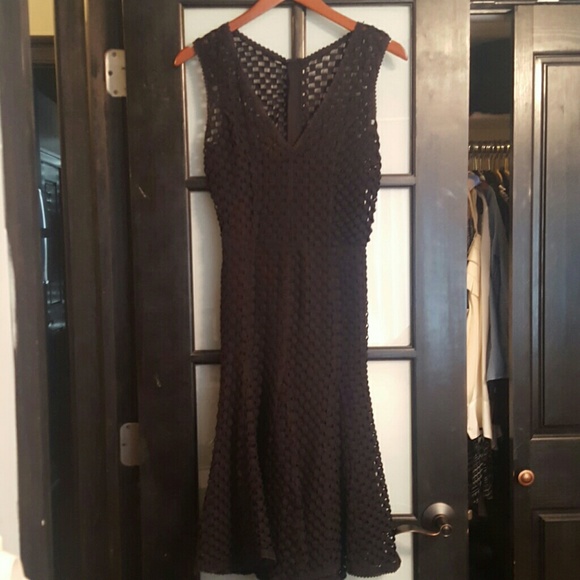 Women's Black Dress Sleeveless Stretch Dress Sz 2 - Picture 4 of 7