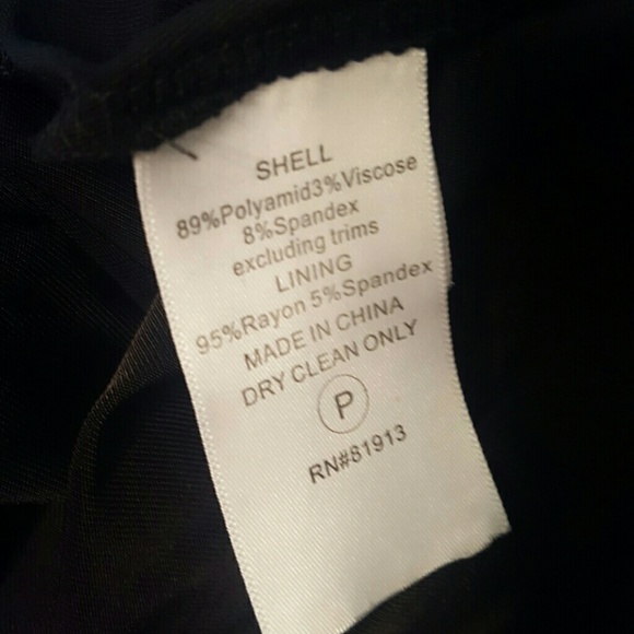 Women's Black Dress Sleeveless Stretch Dress Sz 2 - Picture 6 of 7