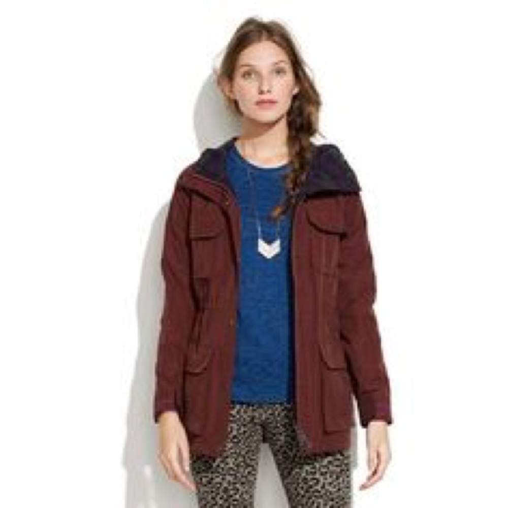 Penfield MEDIUM Kasson Parka, burgundy (Madewell)