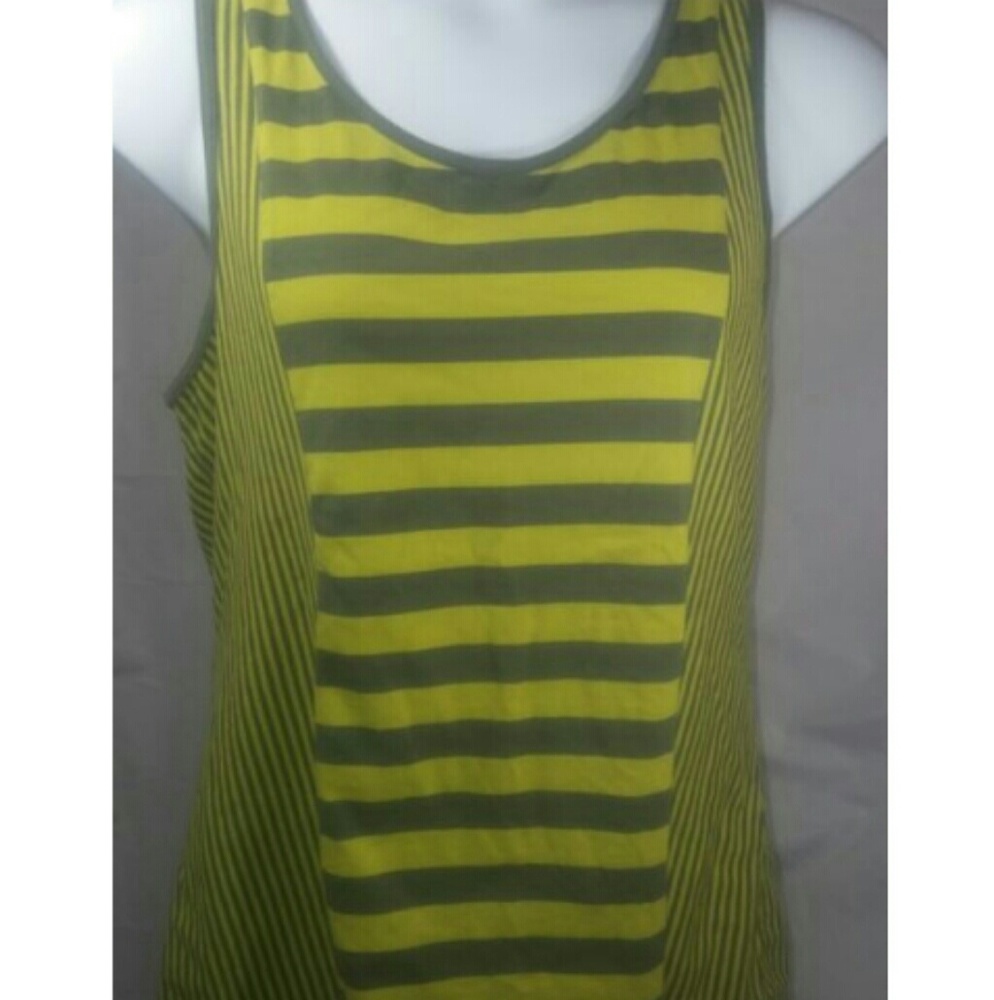 Lane Bryant womens striped racer back tank