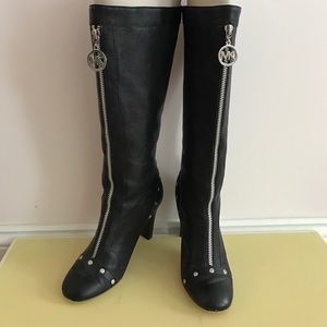 Michael Kors Fulton Boot Black Leather