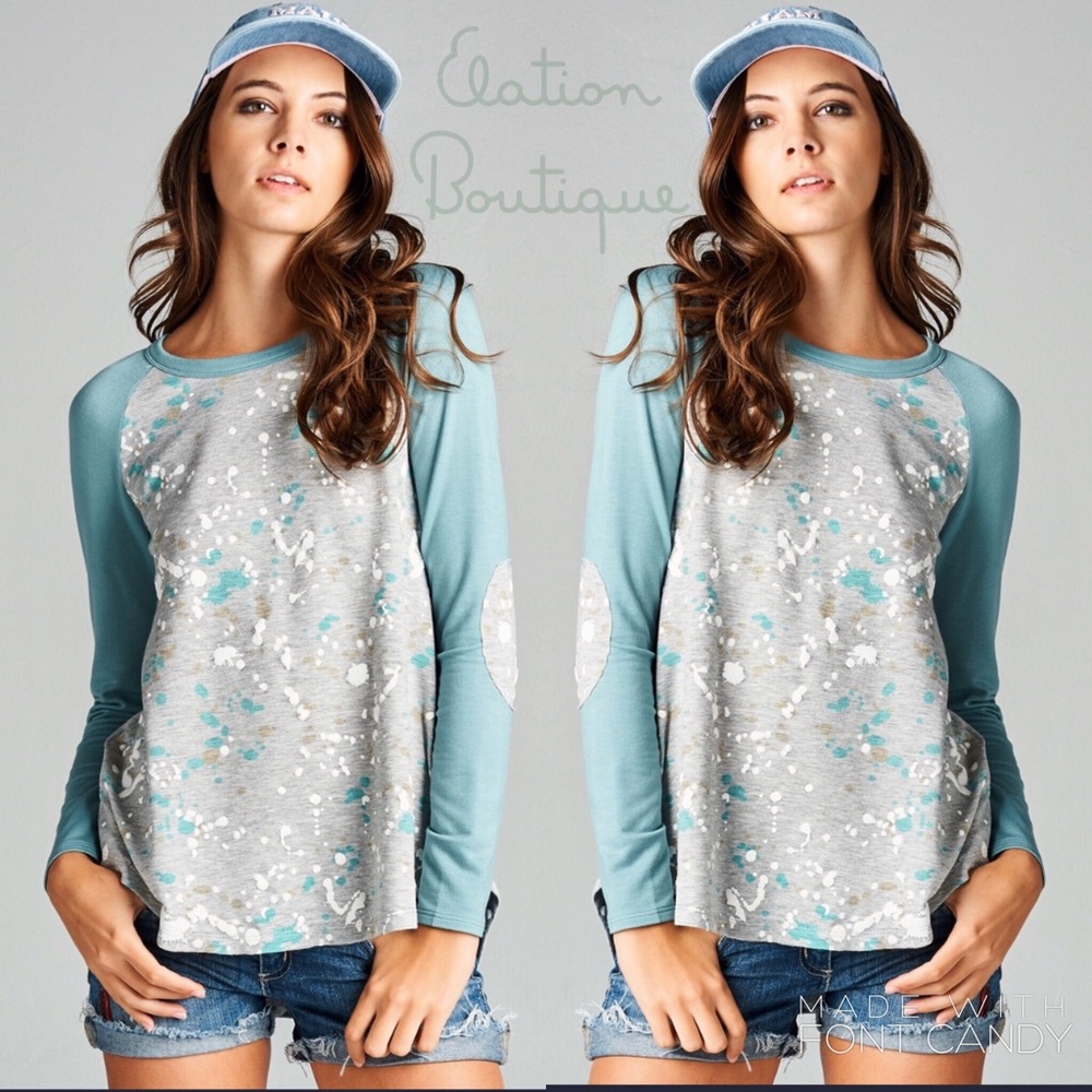 Paint Splatter Baseball Tee