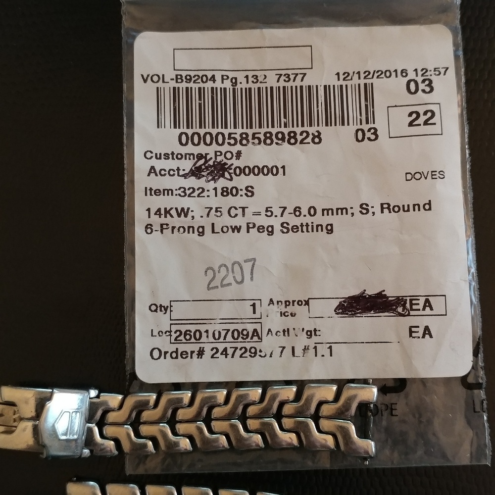 Parts only Tag Heuer WT 1417 Band ONLY