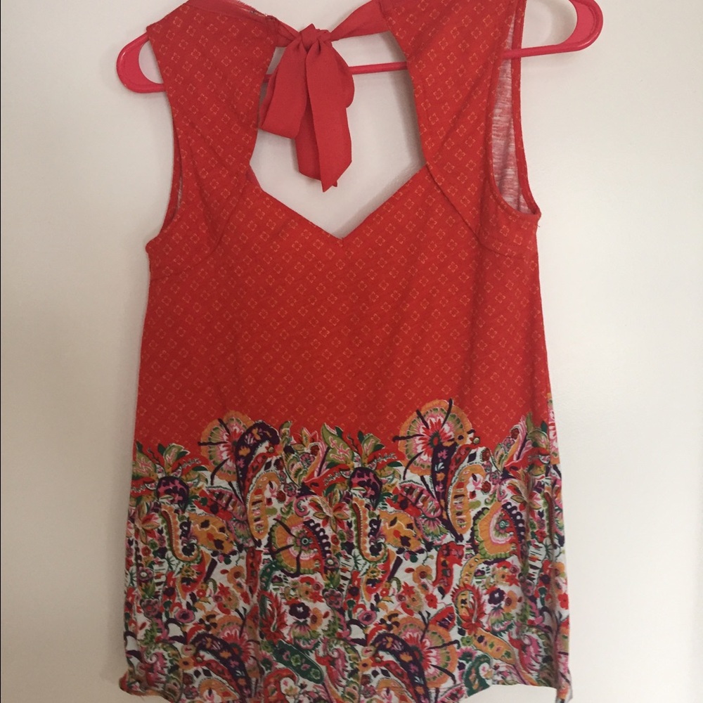Anthropologie Top With Multi Color Design. - image 3
