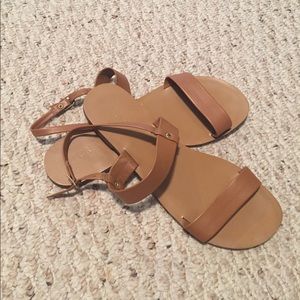 J. Crew Tan Sandals Sz 9