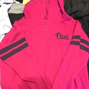 Maroon Pink pullover hoodie