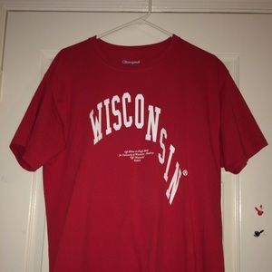 Wisconsin offwhite shirt