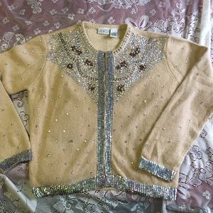 NWOT Sequined Cardigan Sweater