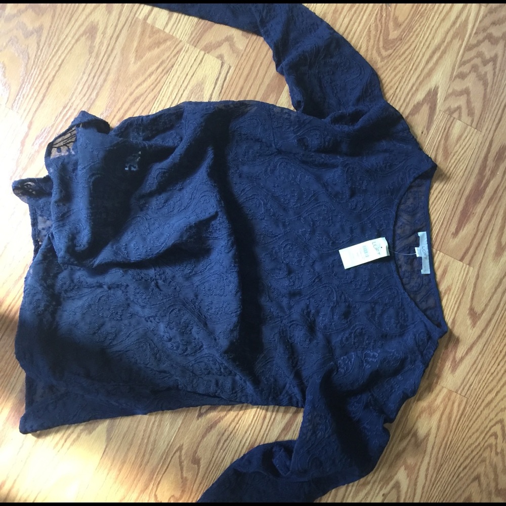 Loft lace top new