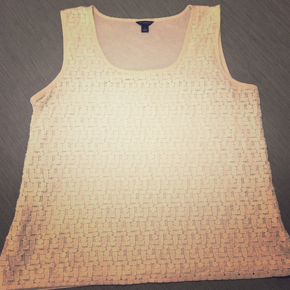 Lace Cream Tank